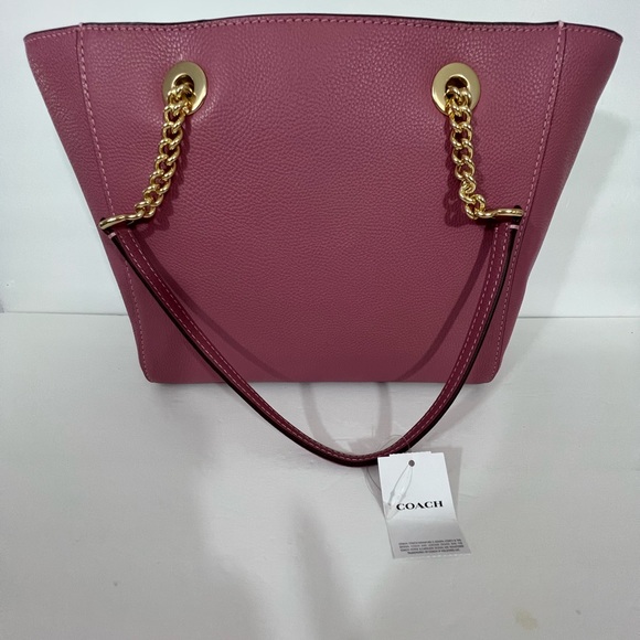 NWT COACH CHAIN TOTE HANDBAG  PURSE 57107 - Picture 10 of 13